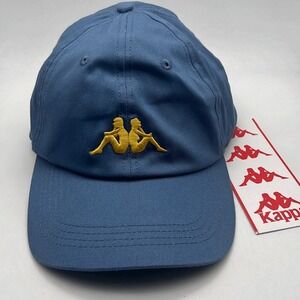 KAPPA Authentic HOOGEVEEN Meppel blue steel logo Adjustable DAD Hat cap NWT